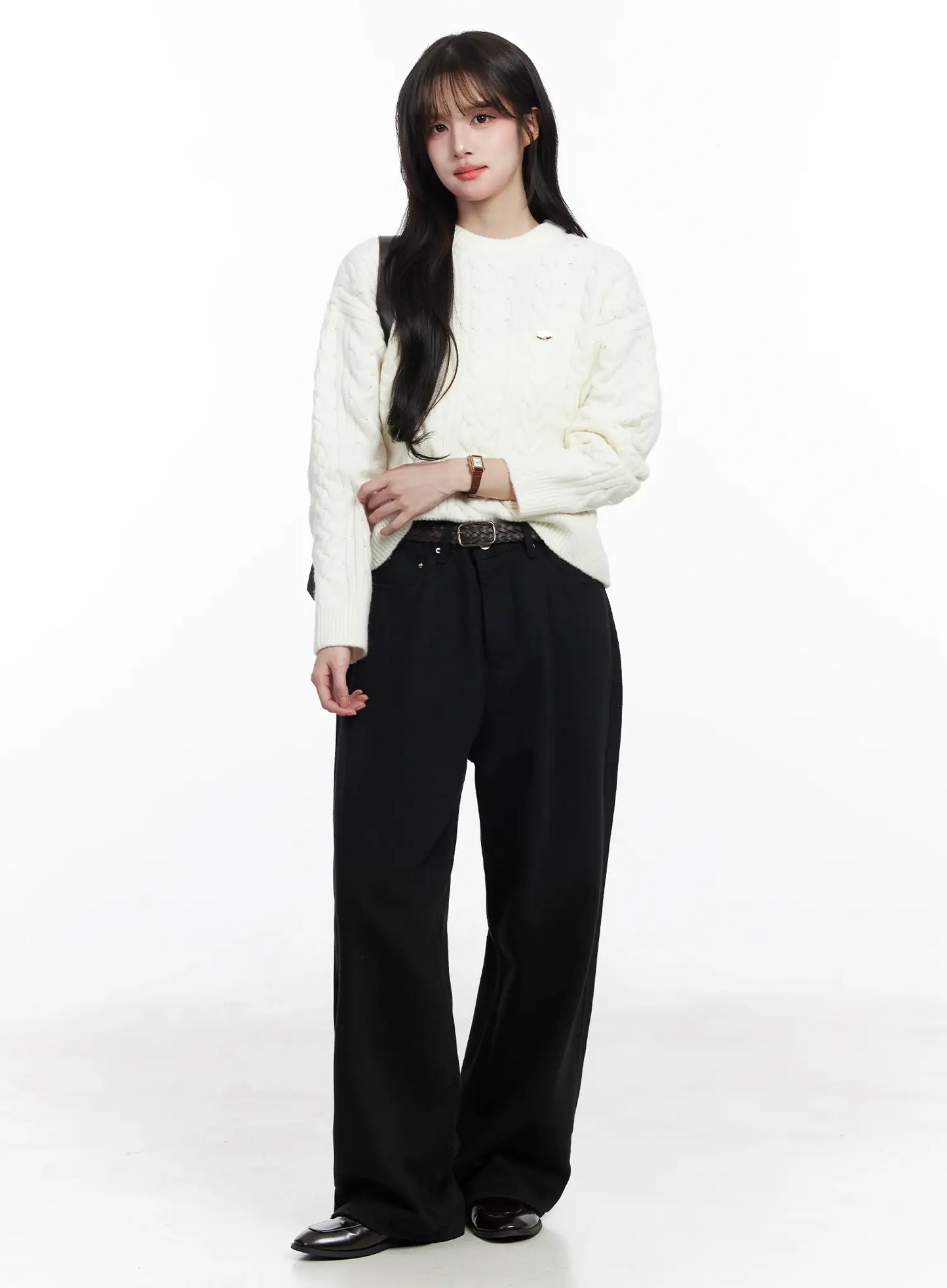 Basic Wide Leg Pants IJ529