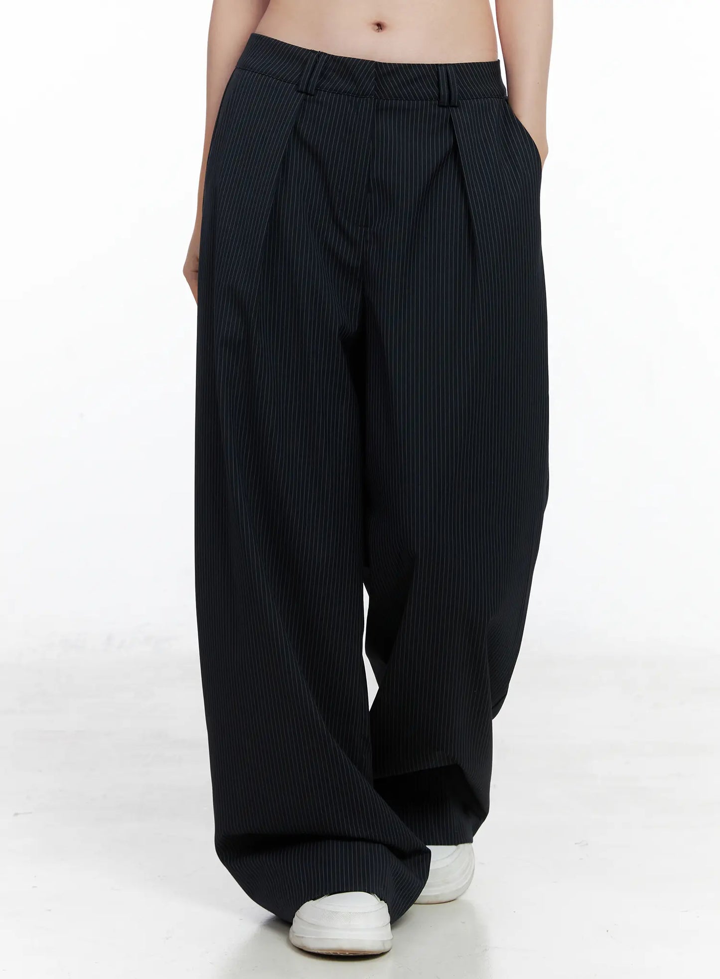 Classic Striped Wide Trousers CN518