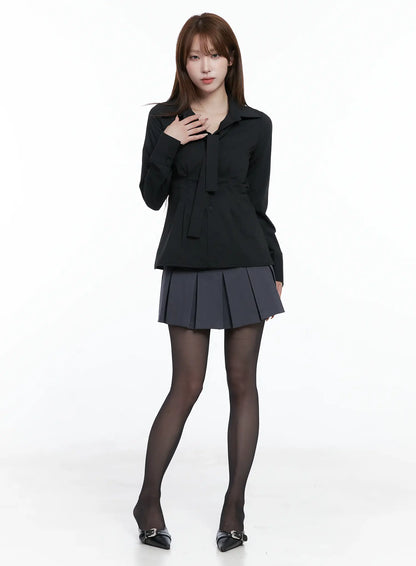 Classic Schoolgirl Pleated Mini Skirt CS501