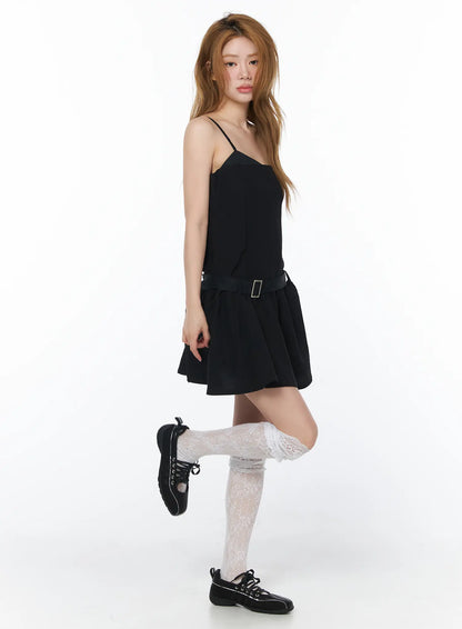 Belted Mini Dress CY506