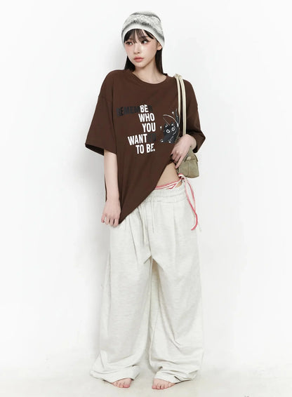 Casual Wide Leg Sweatpants IU509