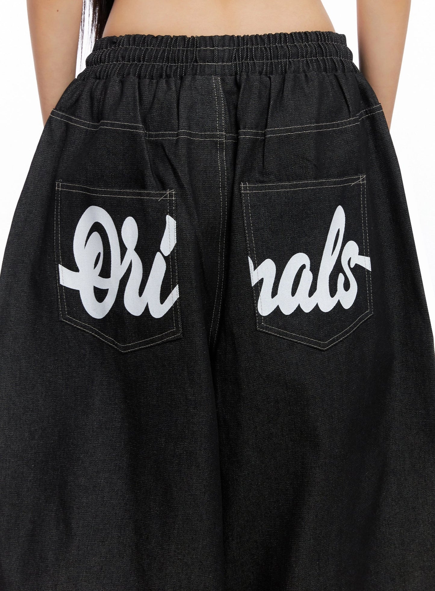 Ayra Graphic Baggy Jeans IO516
