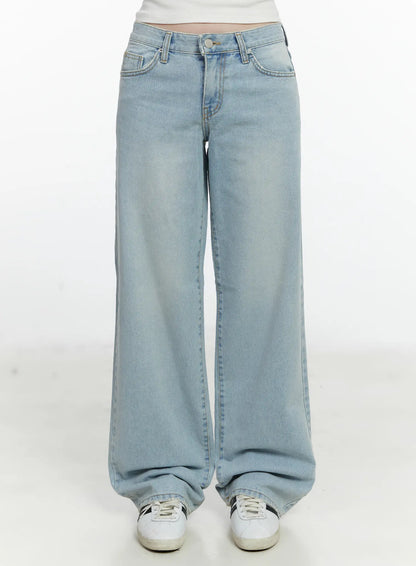 Andi Low Rise Wide Leg Jeans F502