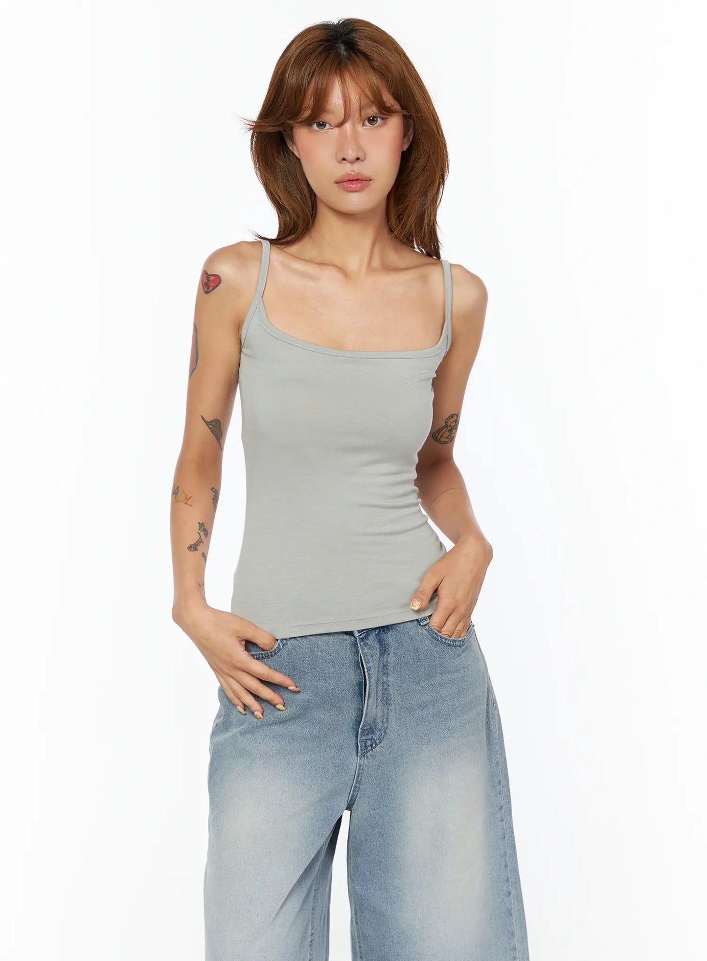 Basic U-Neck Cami Top CU518