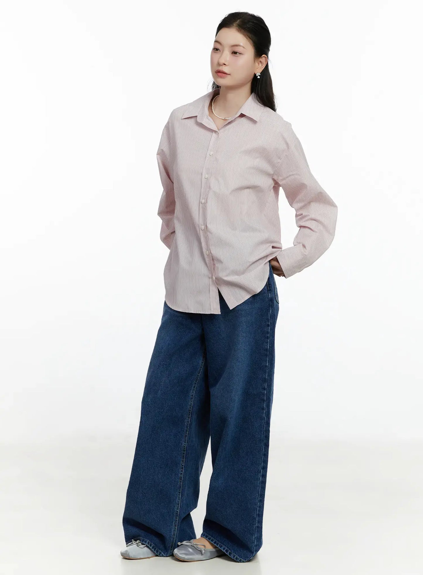 Alivia Casual Wide Leg Jeans F502