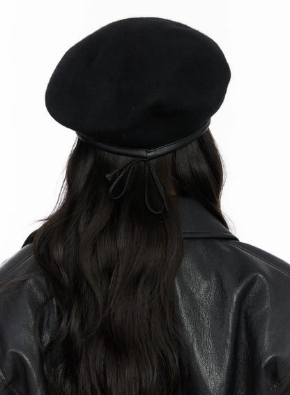 Classic Wool-Blend Beret CN504