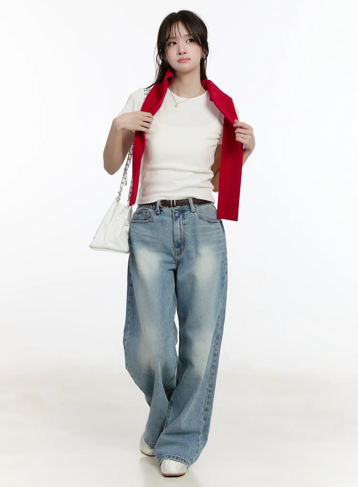 Basic U-Neck Short Sleeve Tee CM505