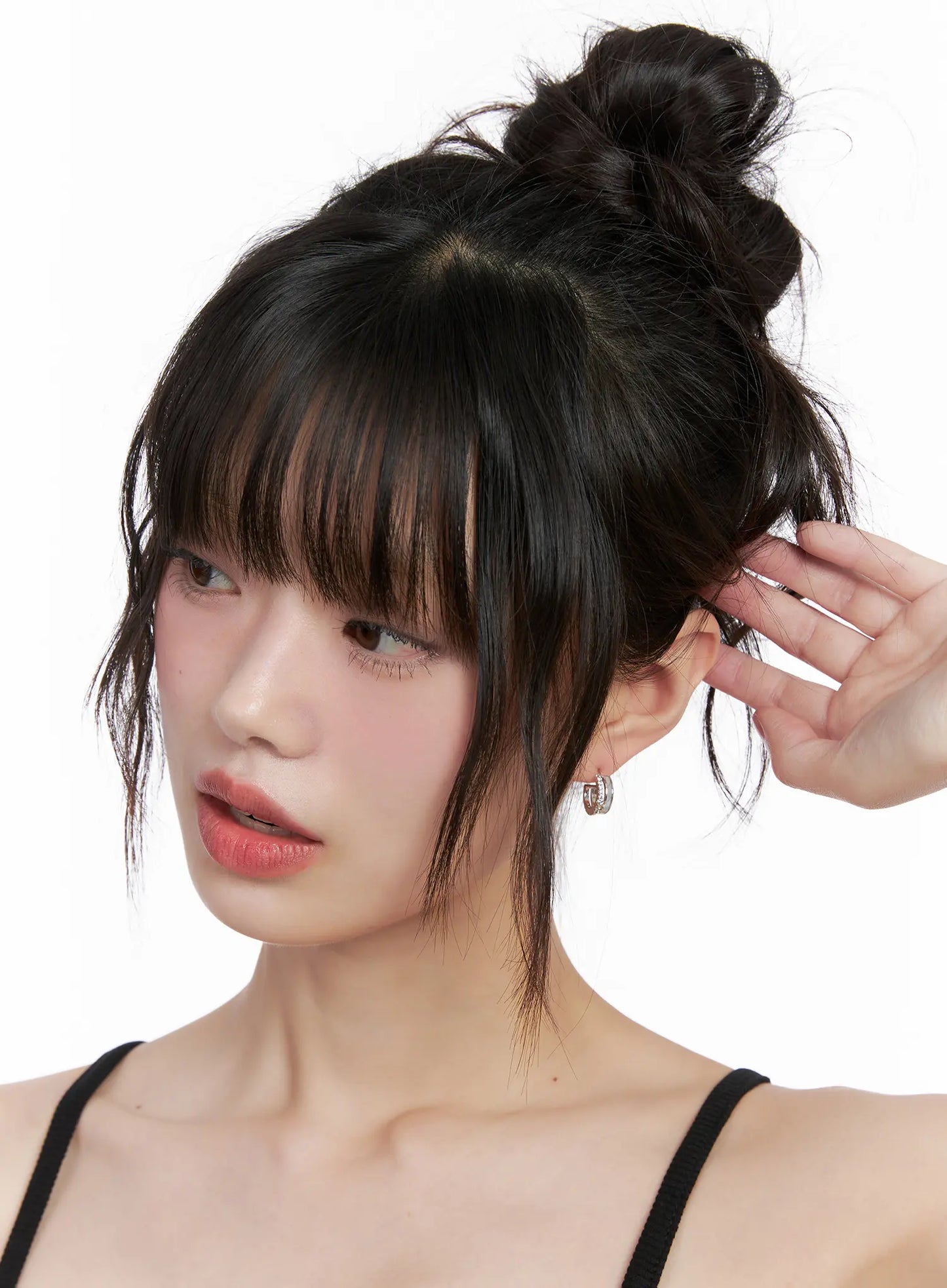 Chunky Double Hoop Earrings CG519