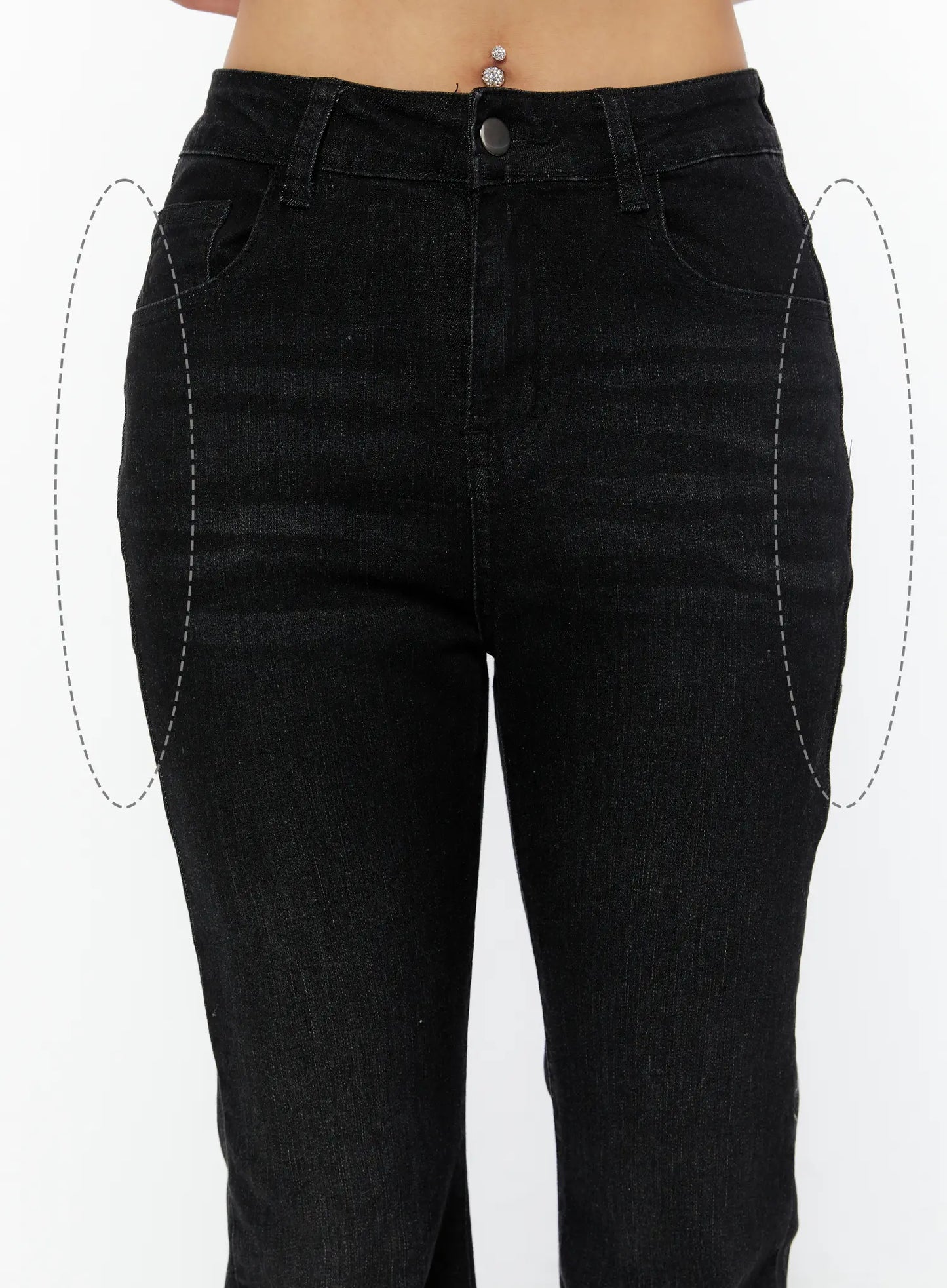 Alfie Hip-Pad Bootcut Jeans CY520