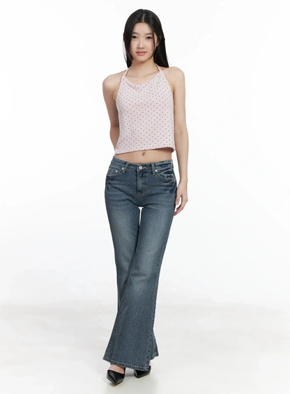Amaris Low-Rise Bootcut Flared Jeans IM503