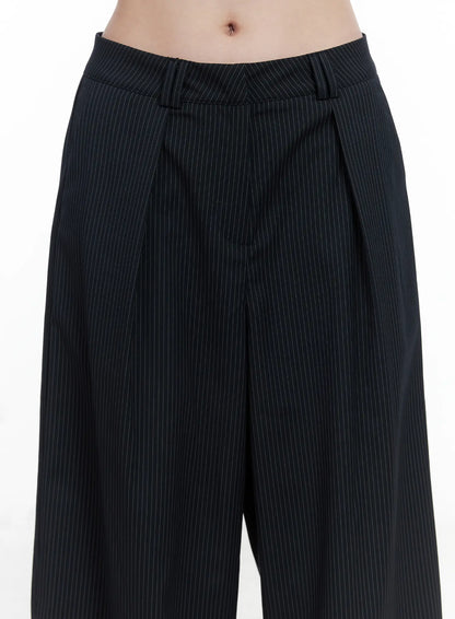 Classic Striped Wide Trousers CN518