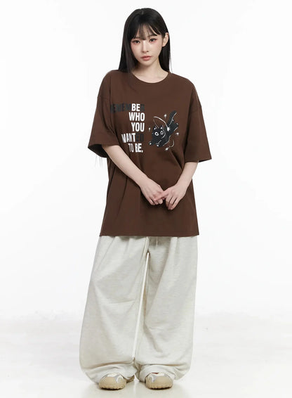 Casual Wide Leg Sweatpants IU509