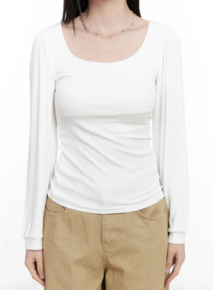 Basic Square Neck Long Sleeve CO531