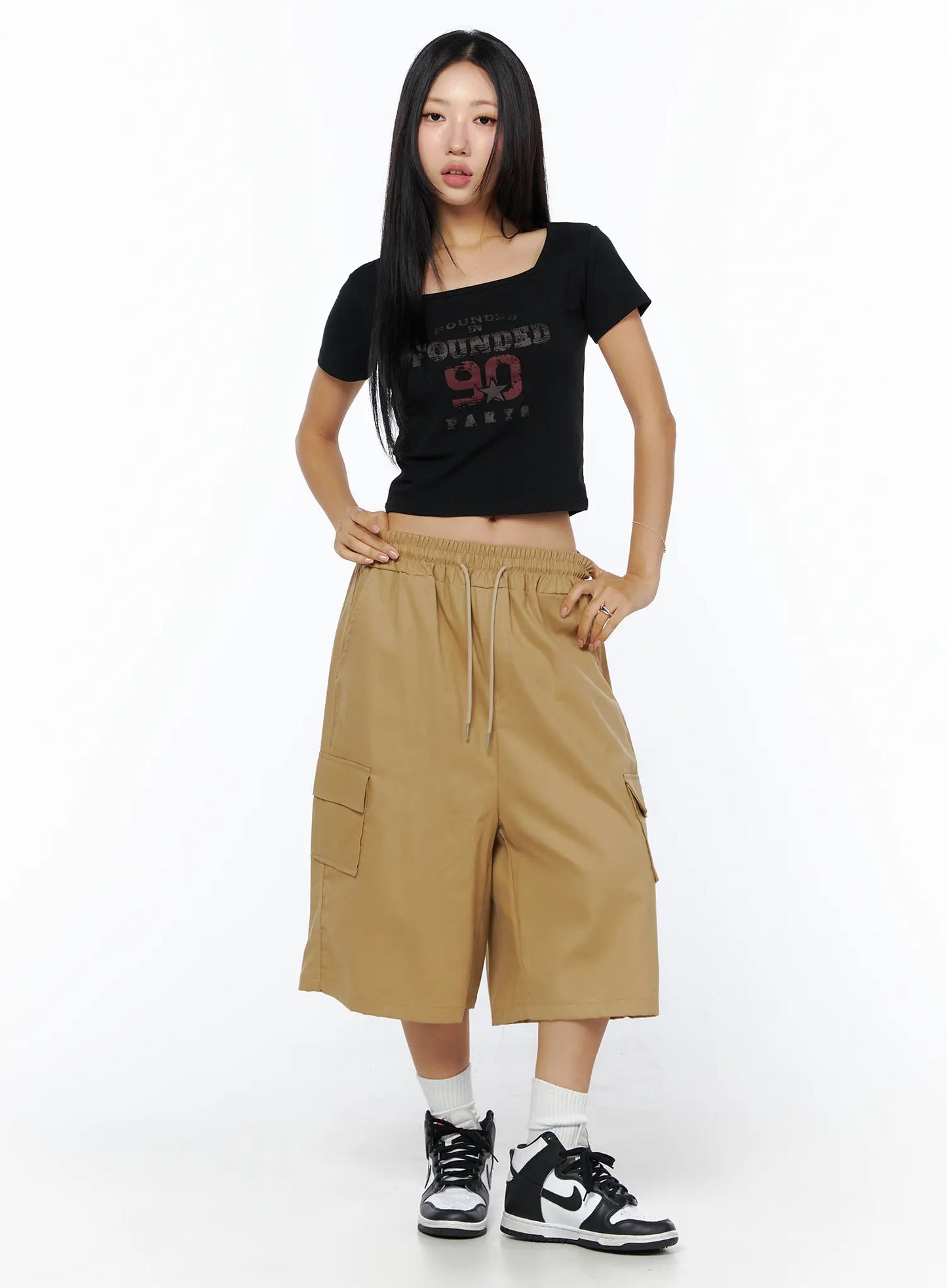 Casual Graphic Crop Top CU515