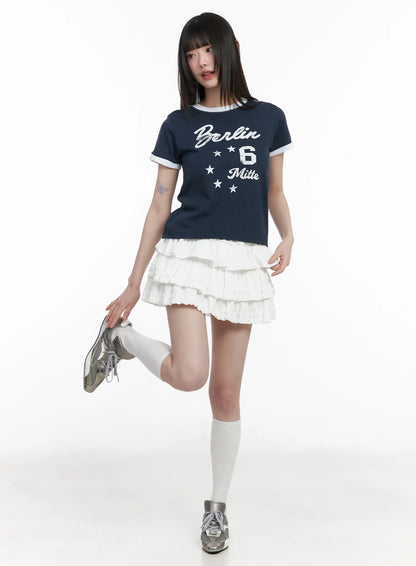 Berlin Track Ringer Tee CM524