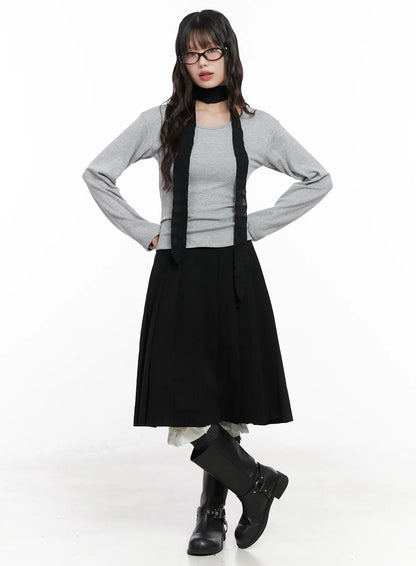 Basic Fleece-Lined Long Sleeve Tee CN511