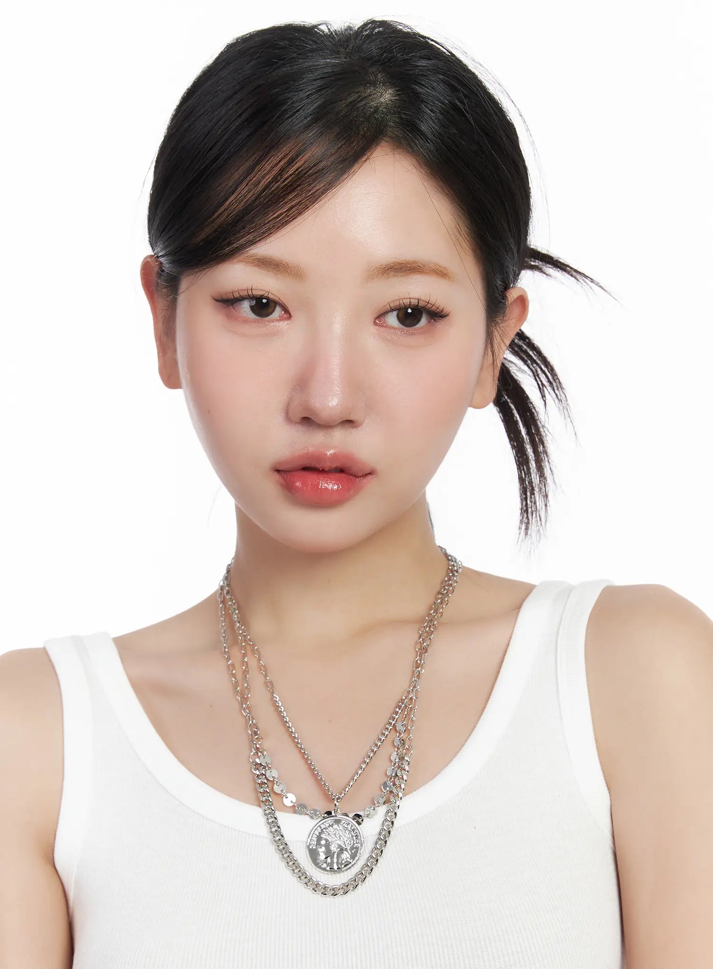 Bold Multi-Layer Y2K Necklace CF503