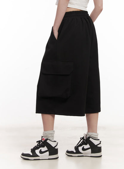 Cargo Oversized Bermuda Sweatshorts CM518