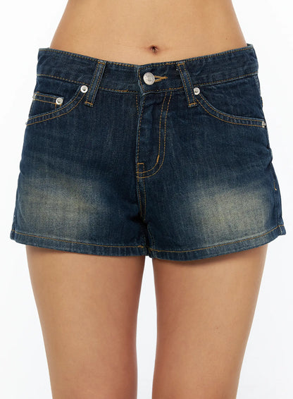 Classic Washed Denim Shorts CU517