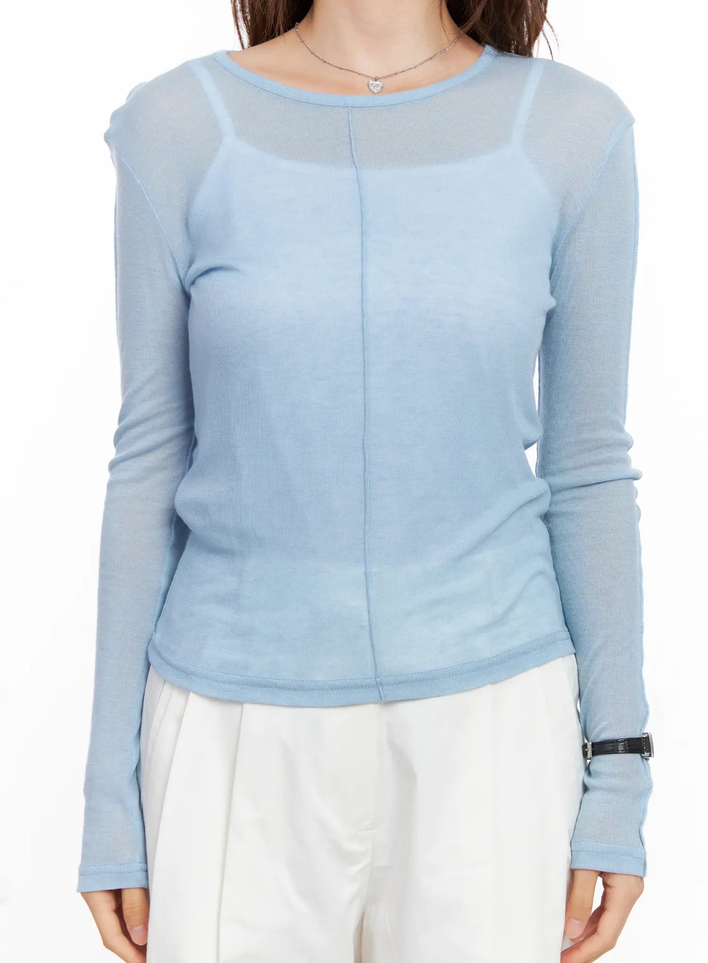 Chic Mesh Long Sleeve Top CG520