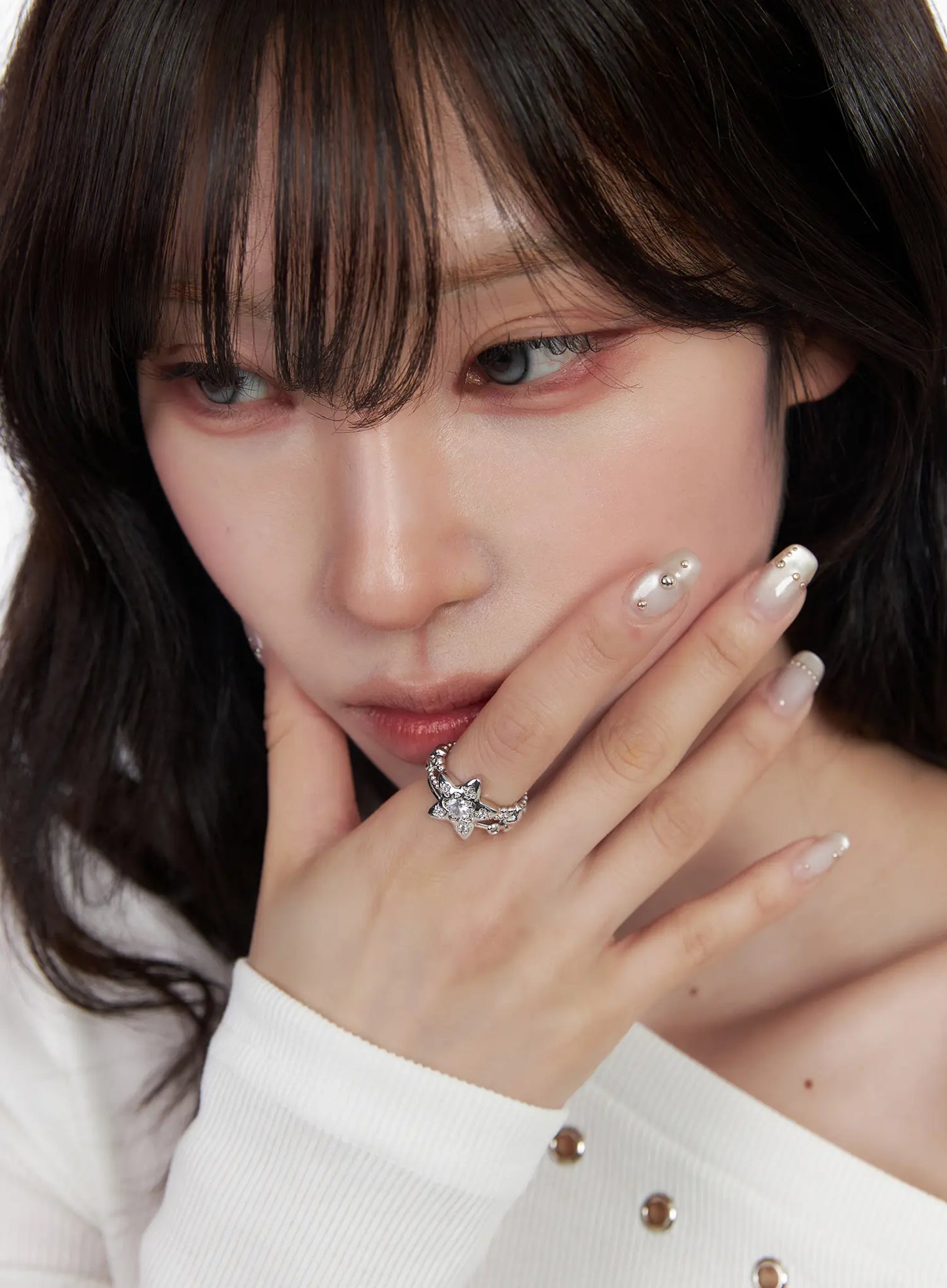 Bold Star Adjustable Ring CF525