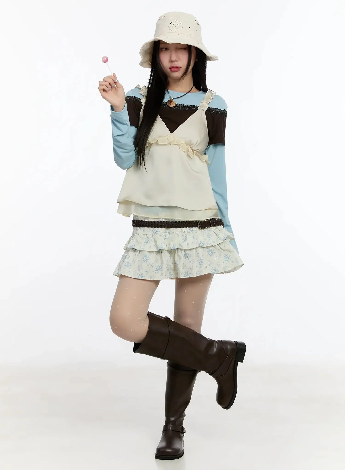 Buckled Long Boots IM509