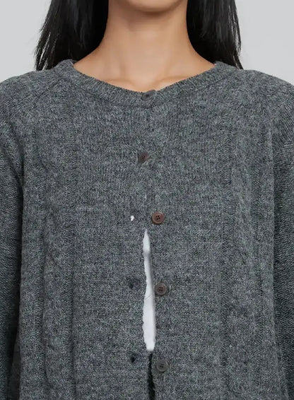 Cable Knit Cardigan ID516