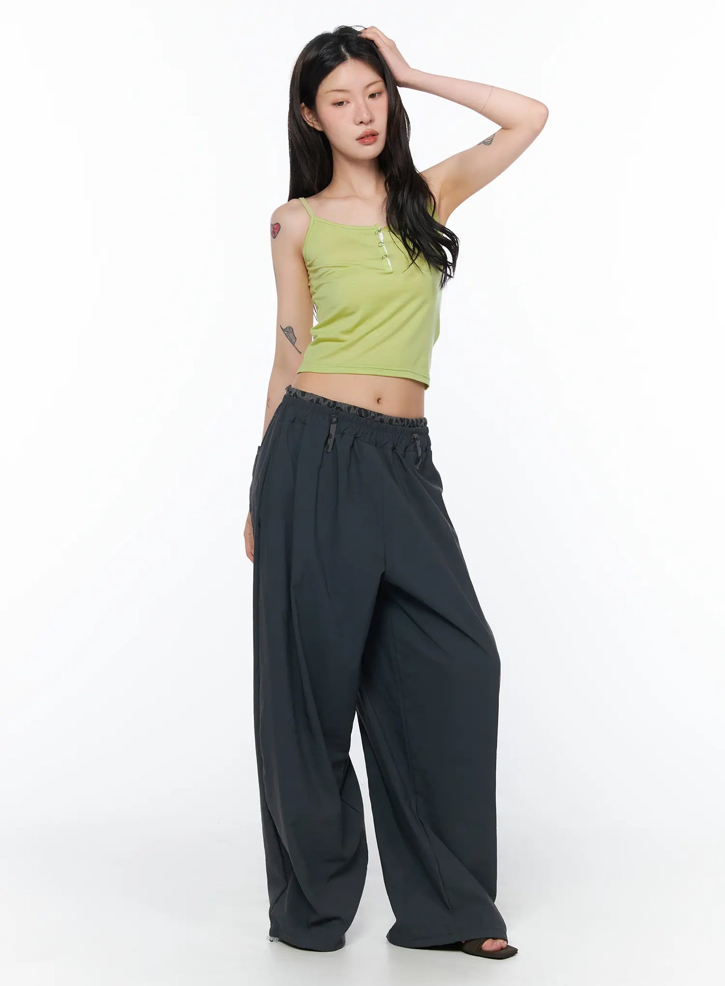 Classic Buttoned Cami Tank CA527