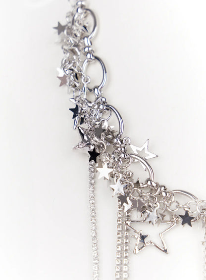 Chunky Starlit Chain Necklace IO527