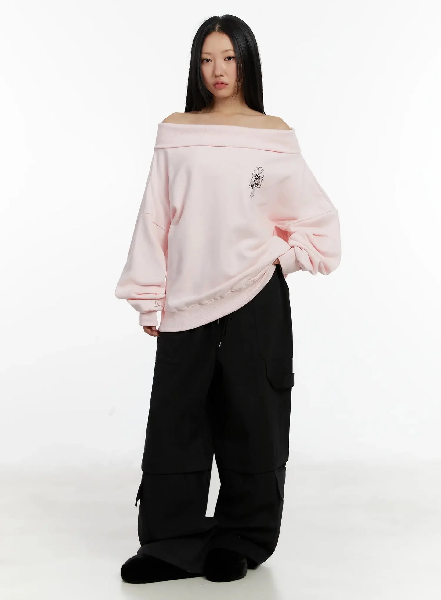 Baggy Drawstring Cargo Pants ID525