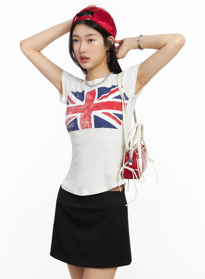 Bicolor Contrast Square Tote Bag IM530