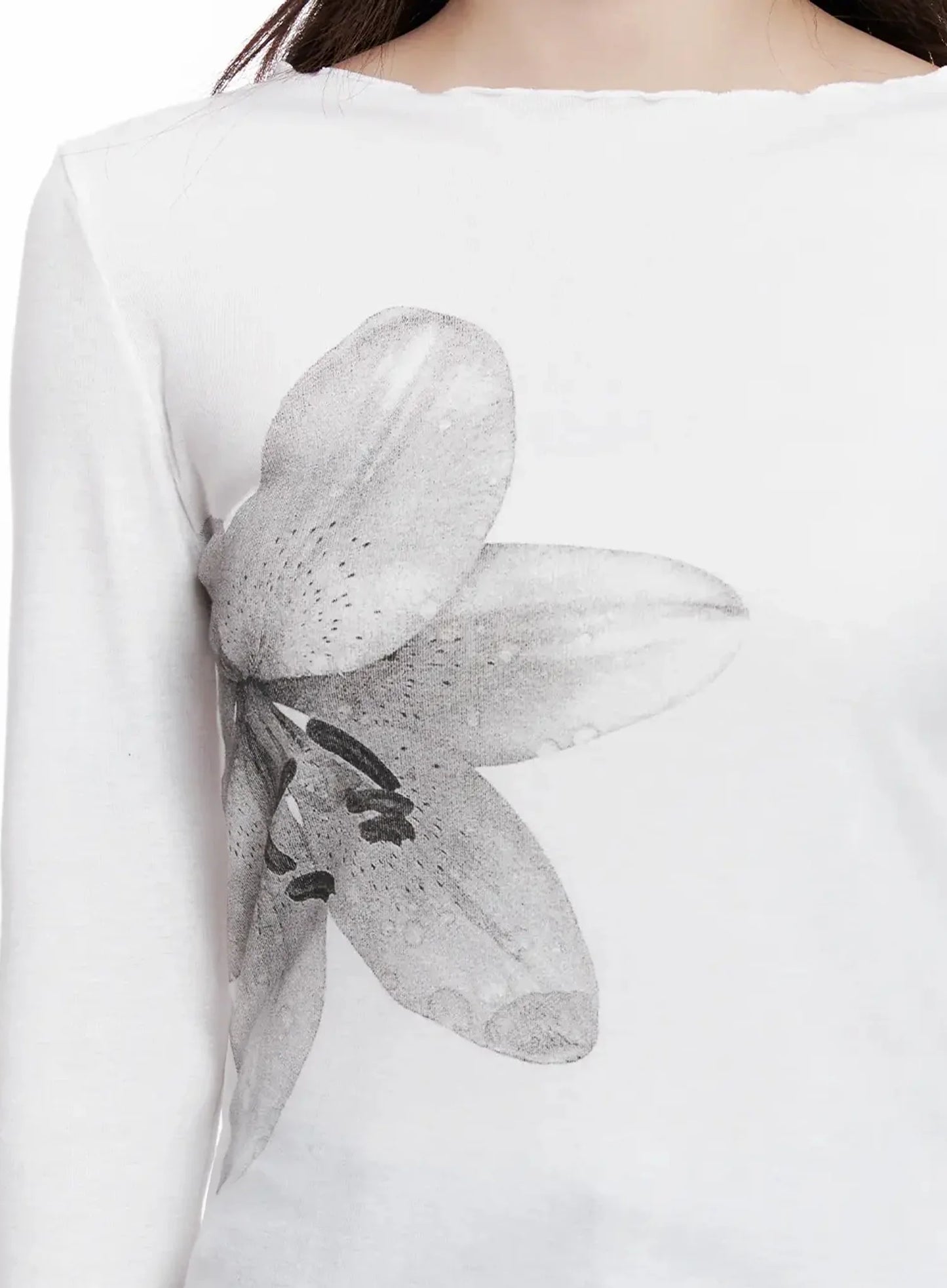 Chic Botanical Print Shirt IN514