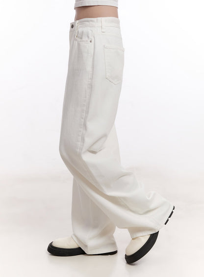 Classic Cotton Straight-Leg Pants CM527