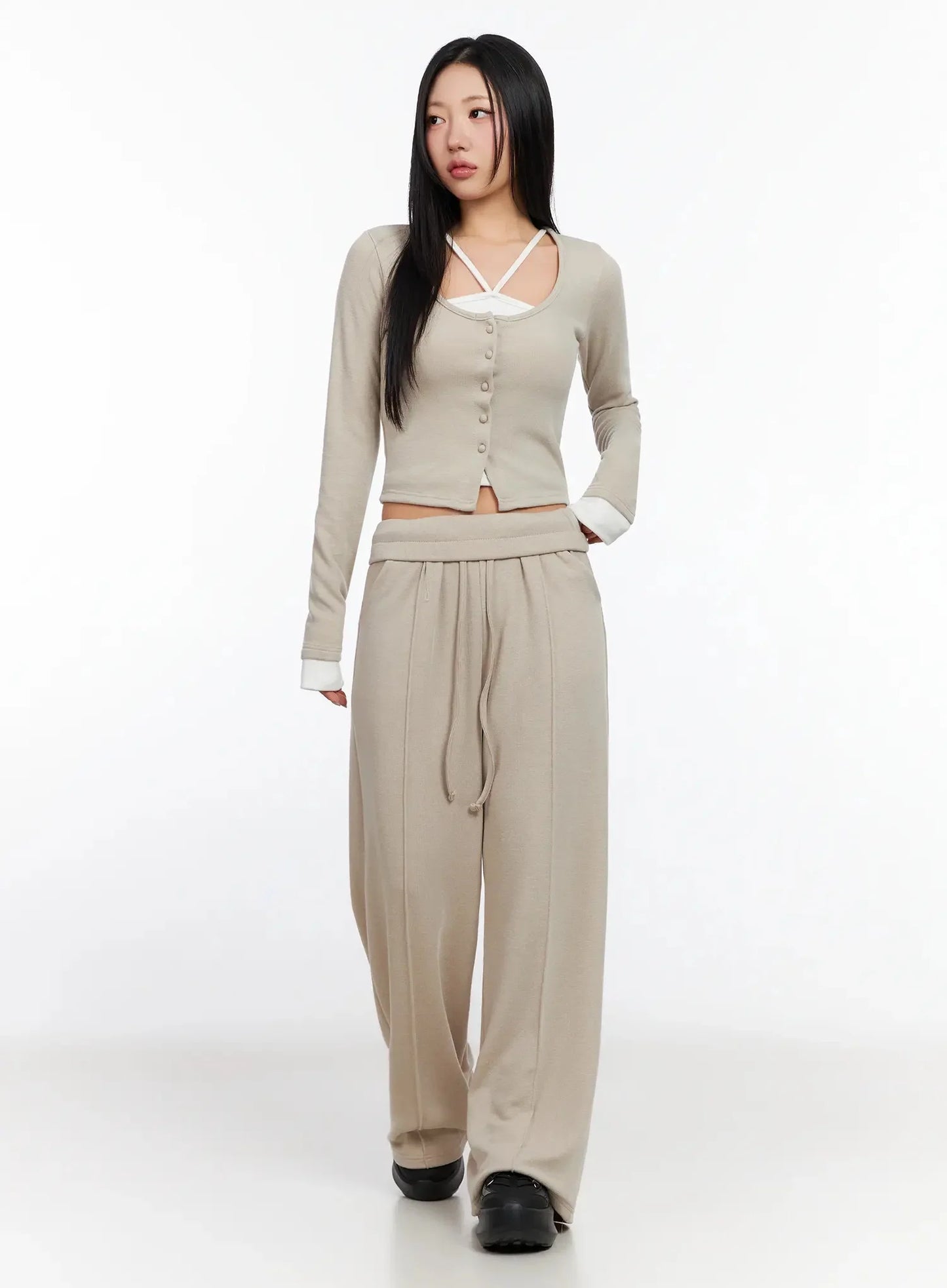 Casual Wide-Leg Sweatpants IA507