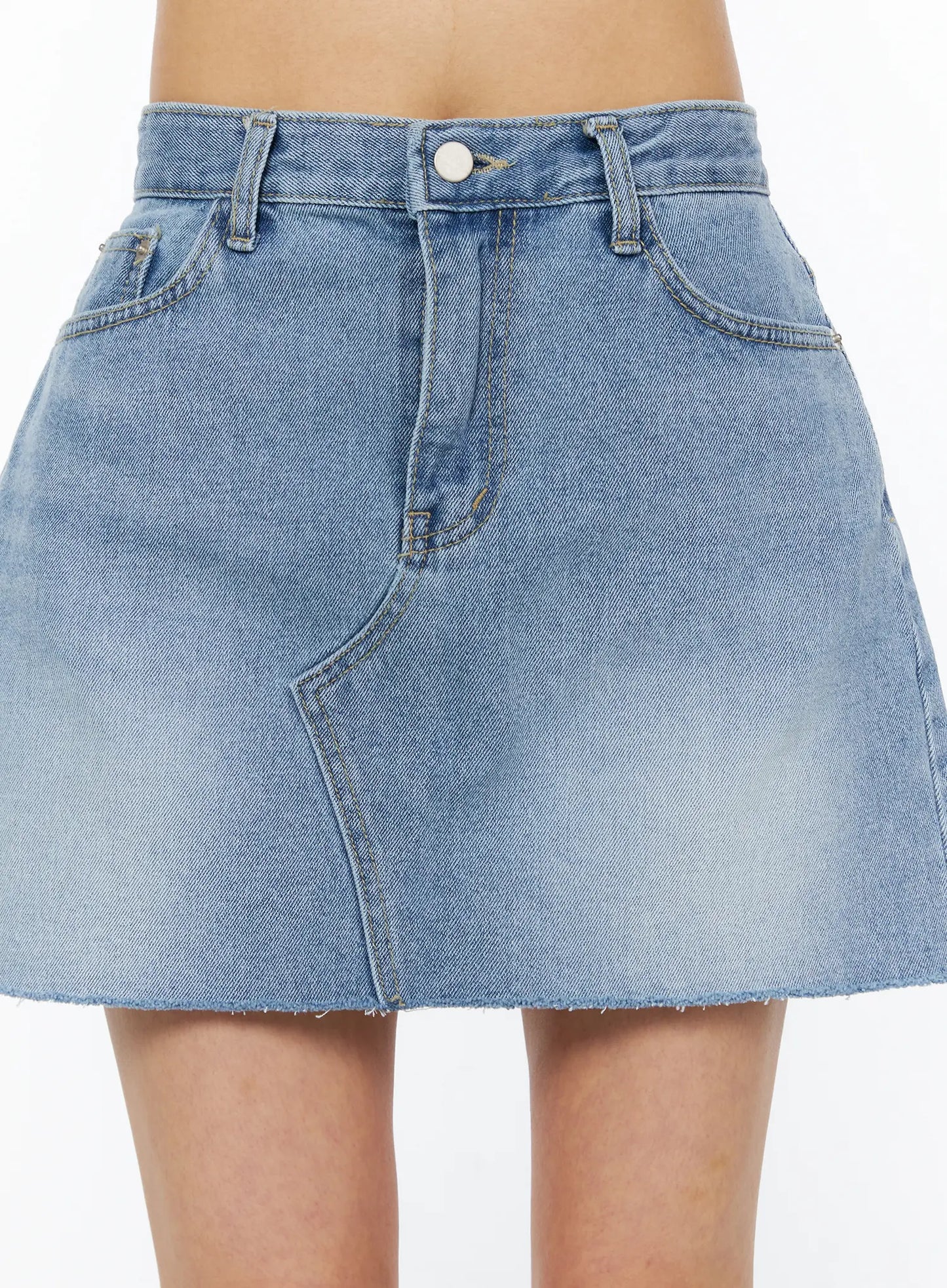 Casual Denim Mini Skirt CU522