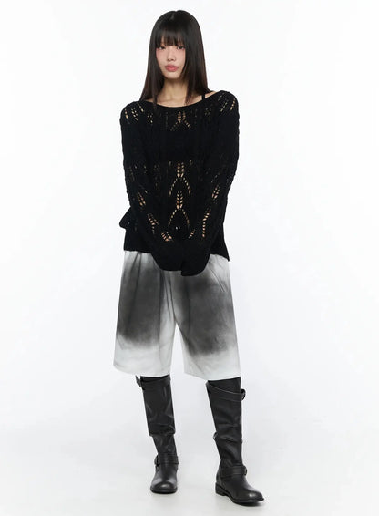 Boho Chic Boat Neck Sweater IY525