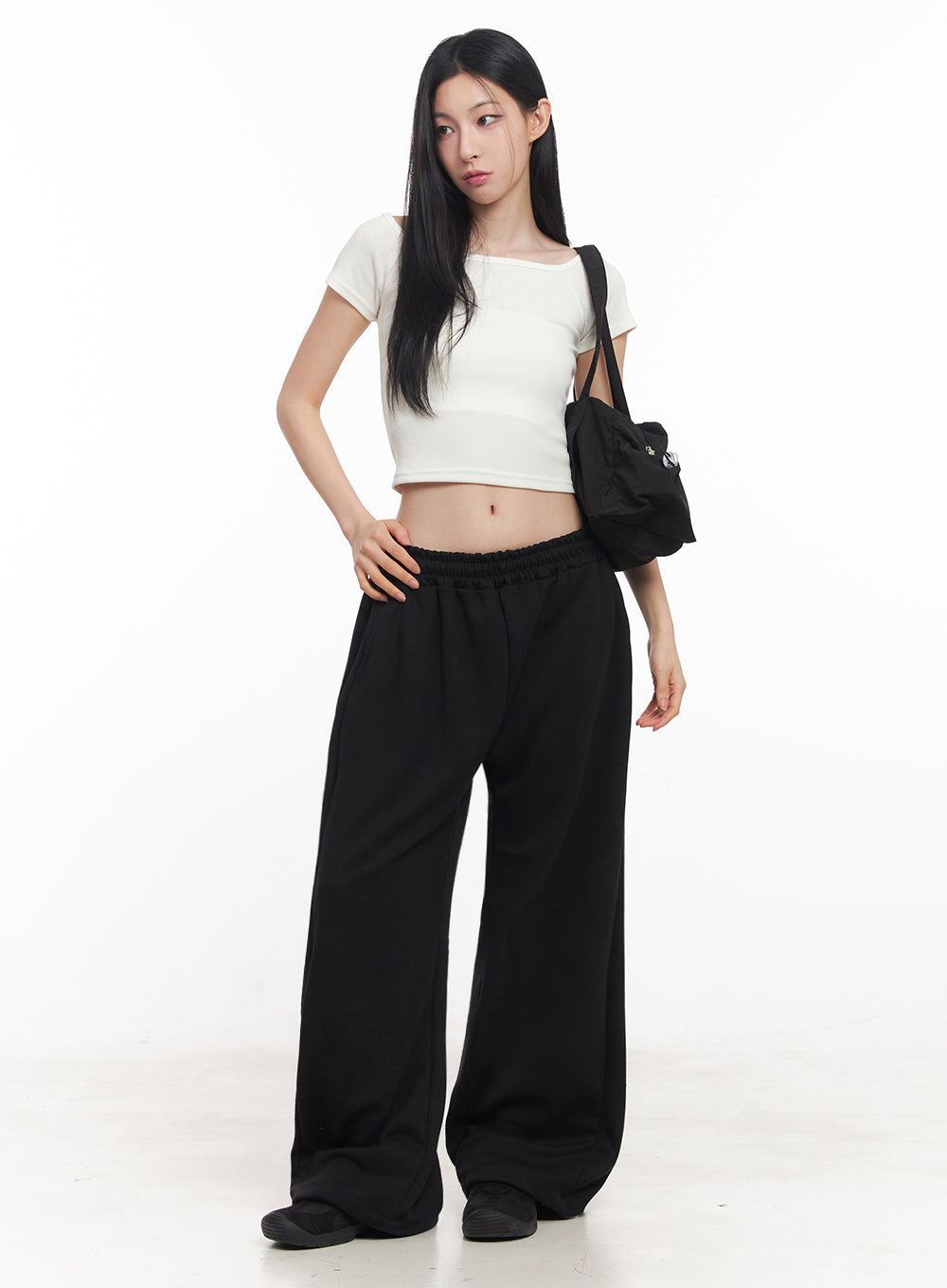 Boatneck Cropped Tee IY516