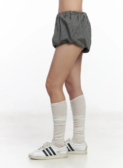 Checkered Balloon Shorts CF503