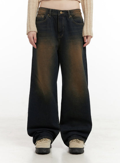 Alexia Washed Denim Wide-Leg Jeans ID402