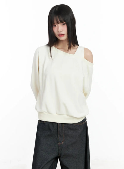 Casual Asymmetric Sweatshirt IM523
