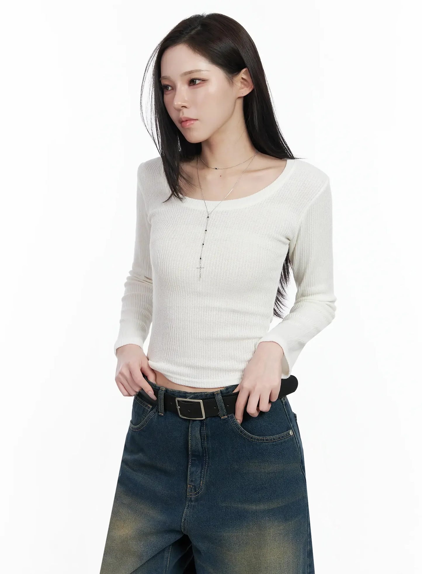 Classic Black Square Belt IF502