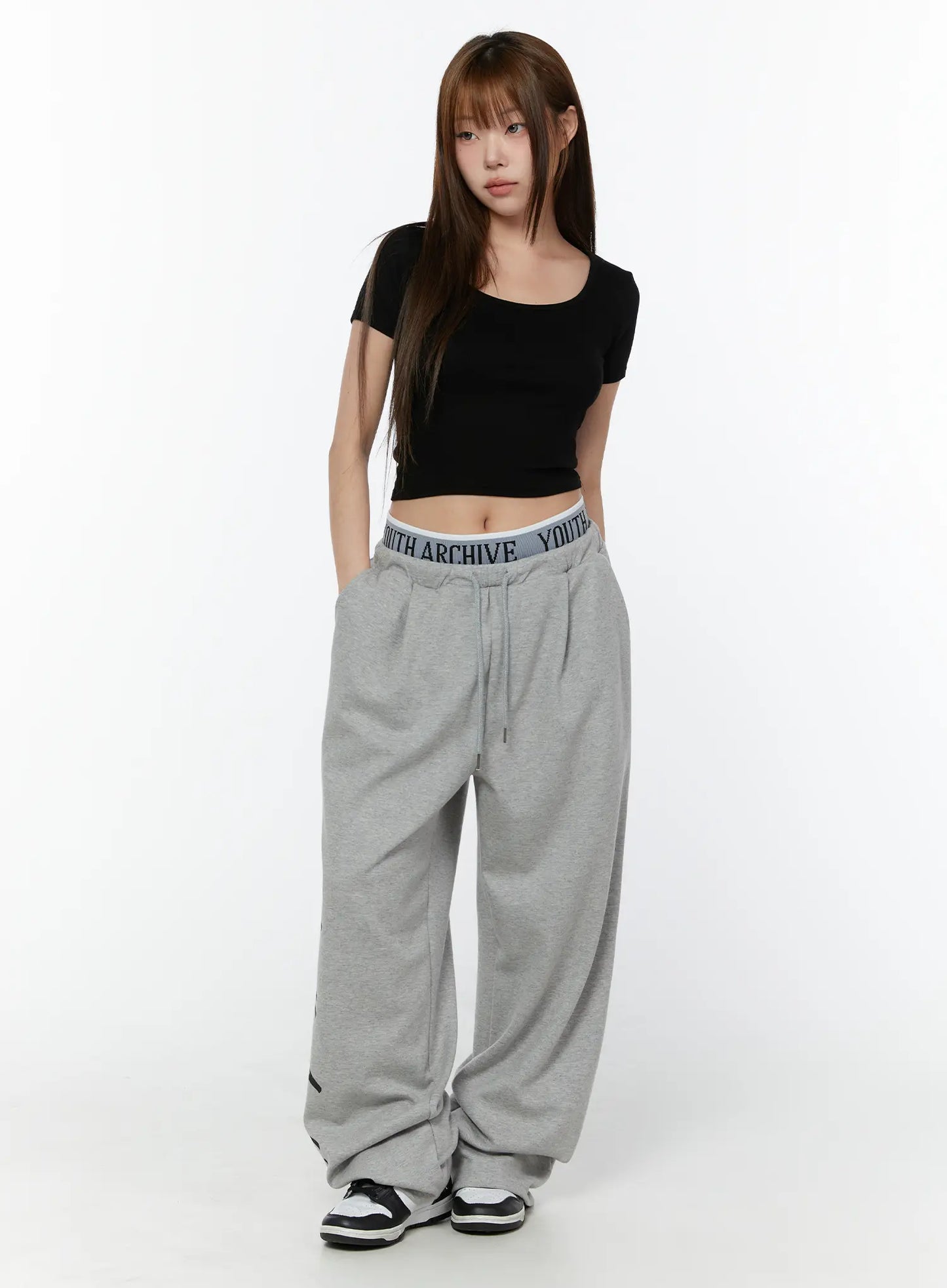 Basic U-Neck Crop Tee CY518