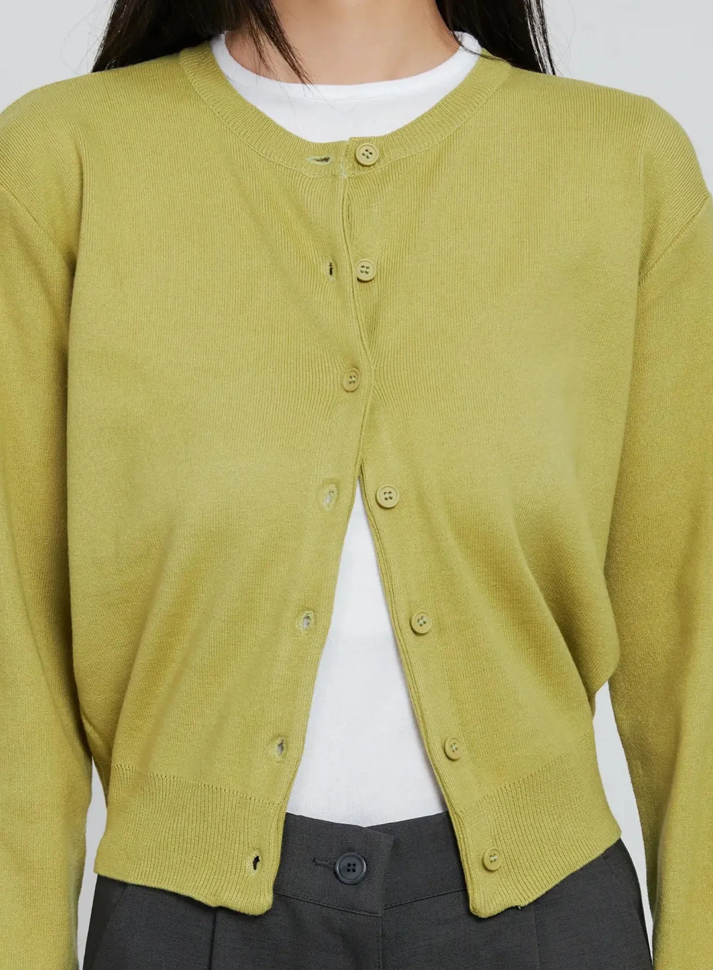 Casual Button-Up Cardigan IN507