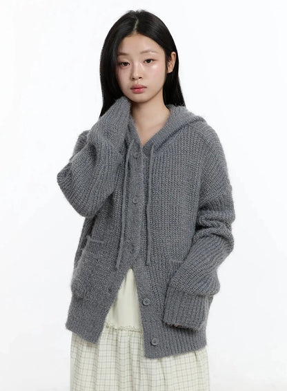 Button-Up Knit Cardigan IM519