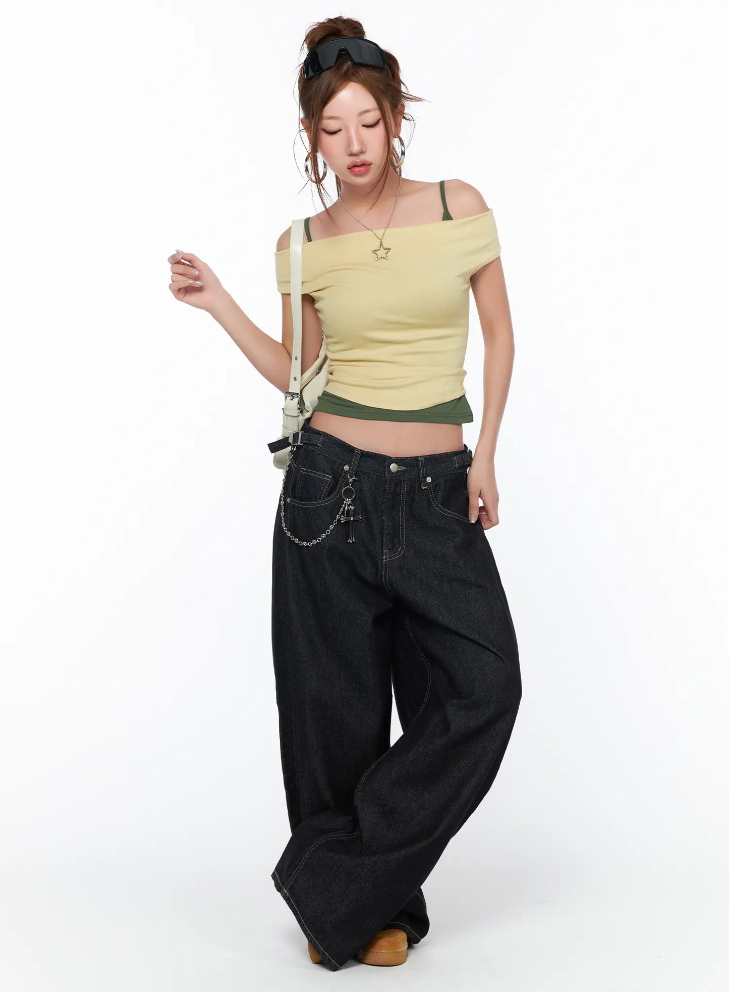 Basic Off-Shoulder Top CA515