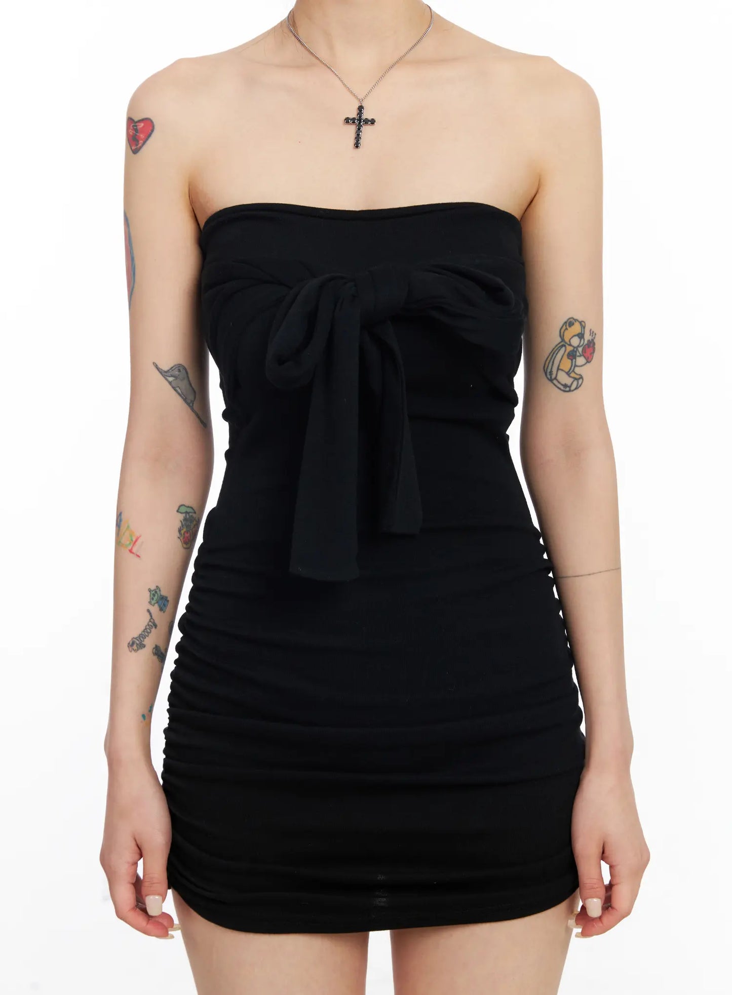 Chic Bow Tie Bodycon Dress CJ523