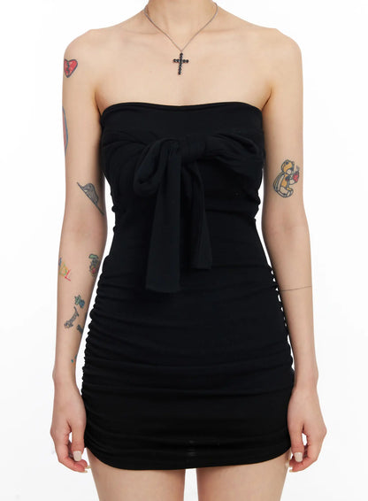 Chic Bow Tie Bodycon Dress CJ523