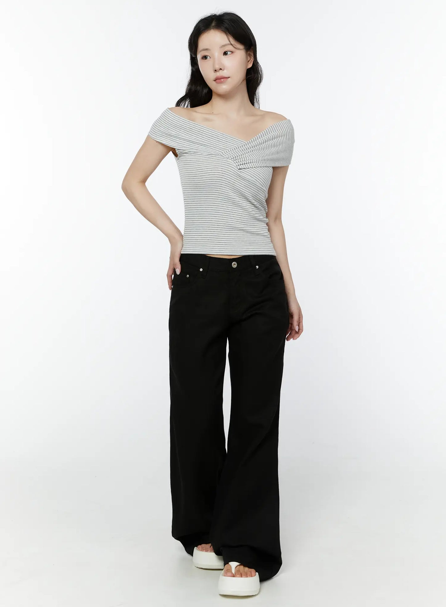 Amaiyah Low Rise Summer Bootcut Pants IY511