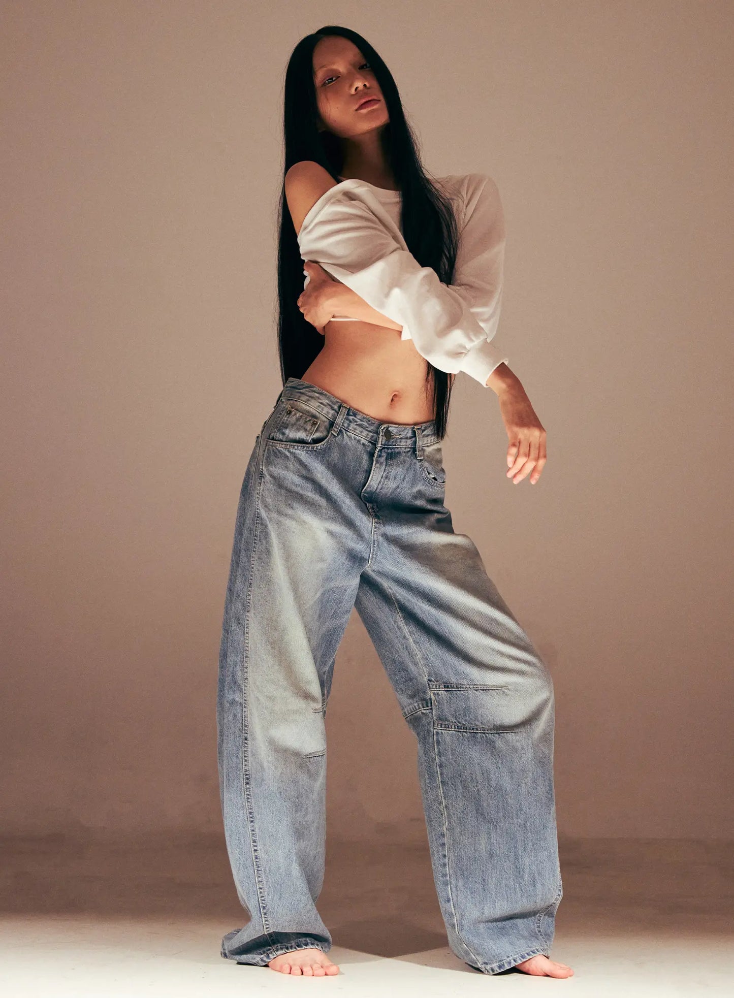 Casual Off-Shoulder Pullover CS511