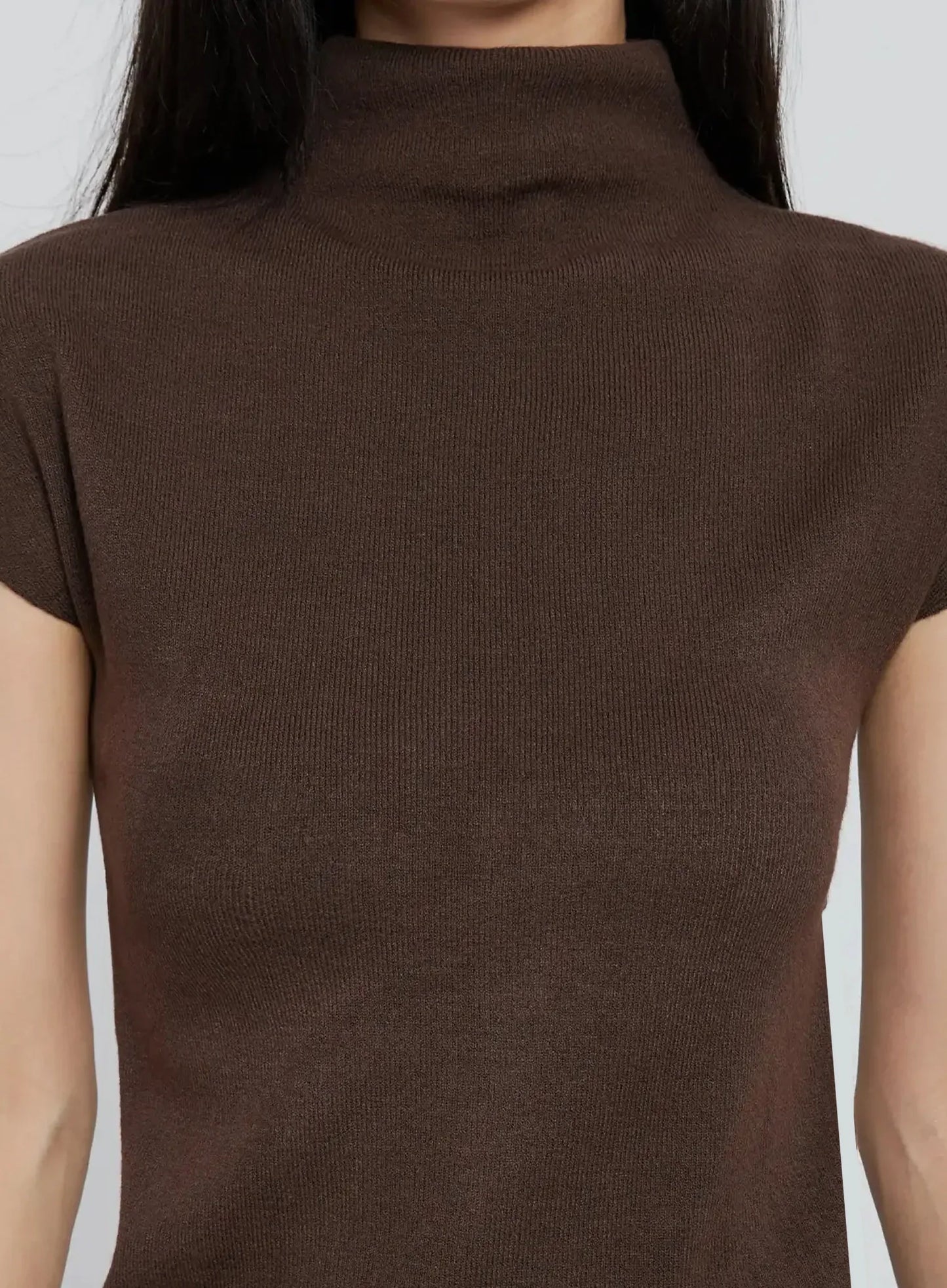 Chic High Neck Knit Top IO530